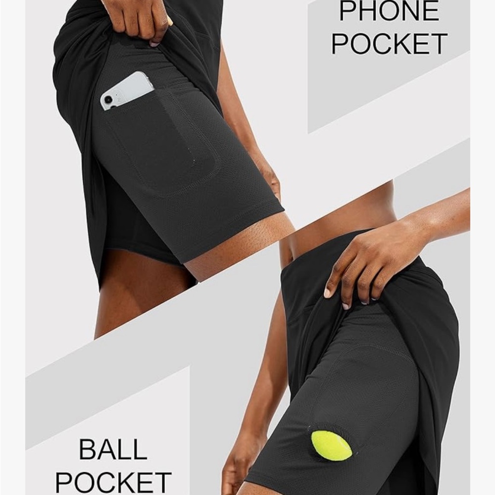 Black Women's athletic/golf/tennis Skirt - M - Picture 5 of 5
